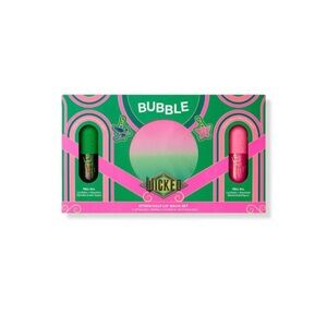 Bubble x Wicked Other Half Lip Balm Set New Boxed Gift w/ Charms Keychains, NWT